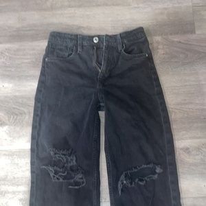 H and M Kids Ripped Wideleg Jeans